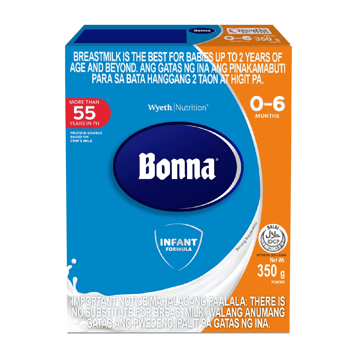 Bonna Infant Formula 0-6 months 350g