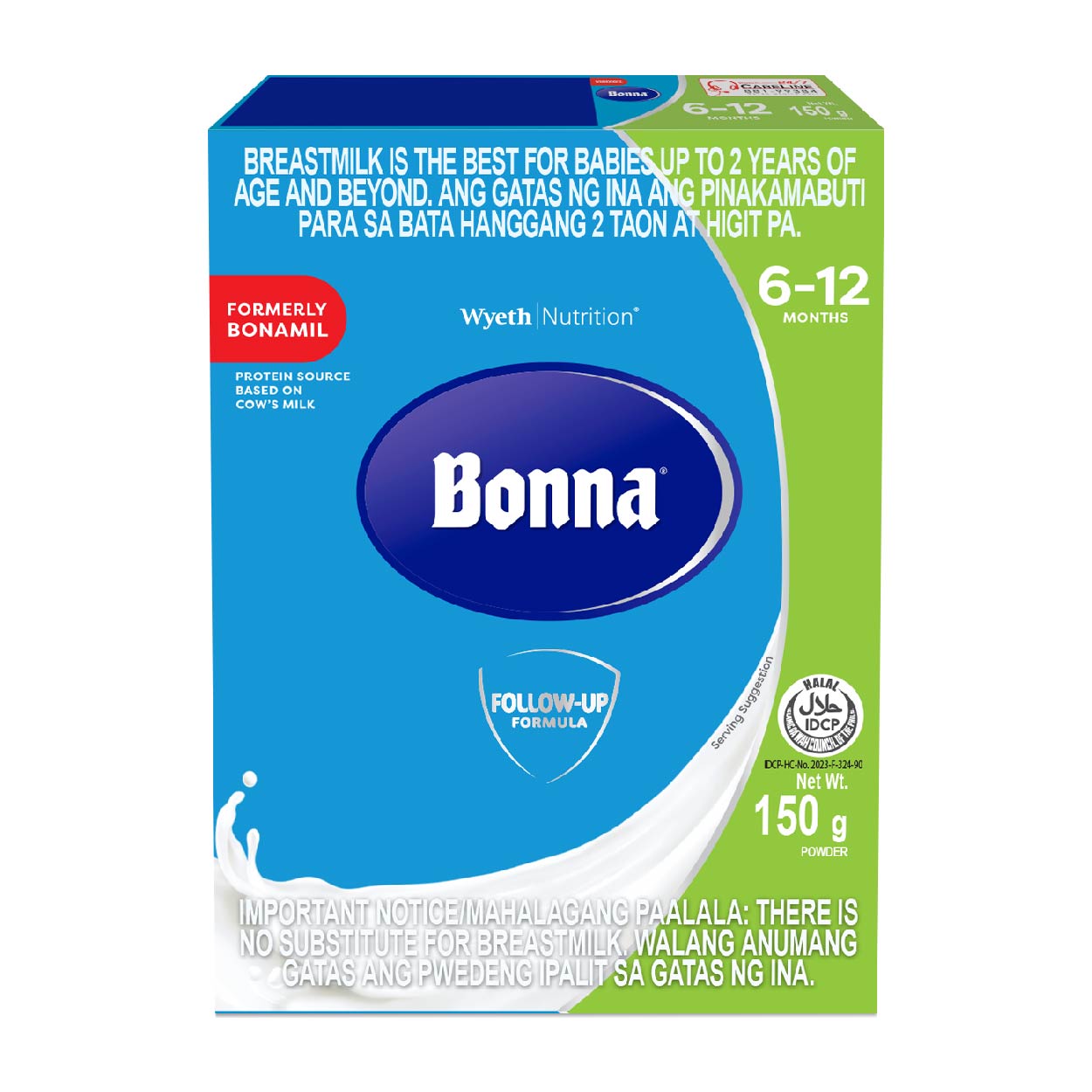 Bonna Follow-up Formula 6-12 months 150g