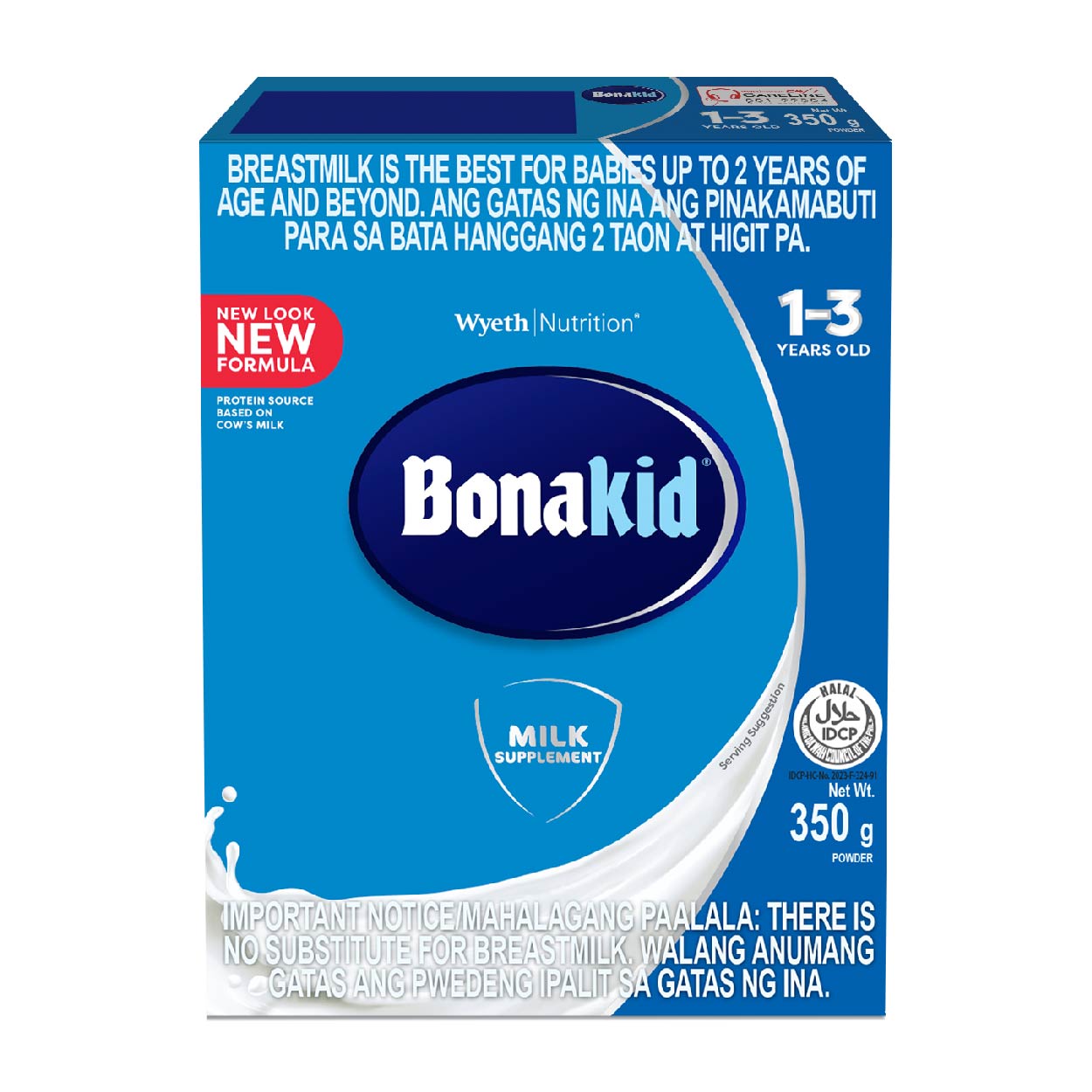 Bonakid Milk Supplement 1-3 years old 350g