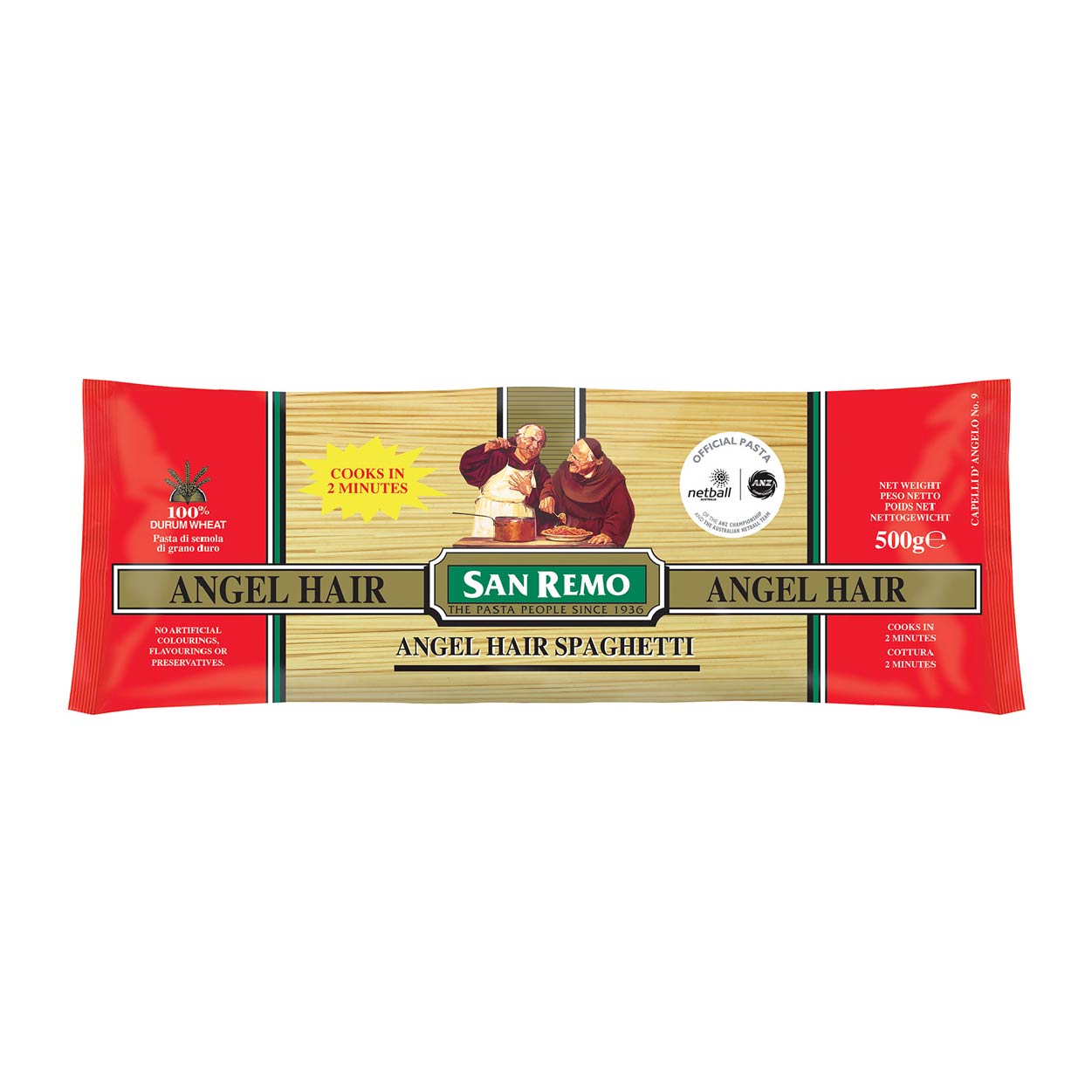 San Remo Angel Hair Spaghetti Pasta 500g
