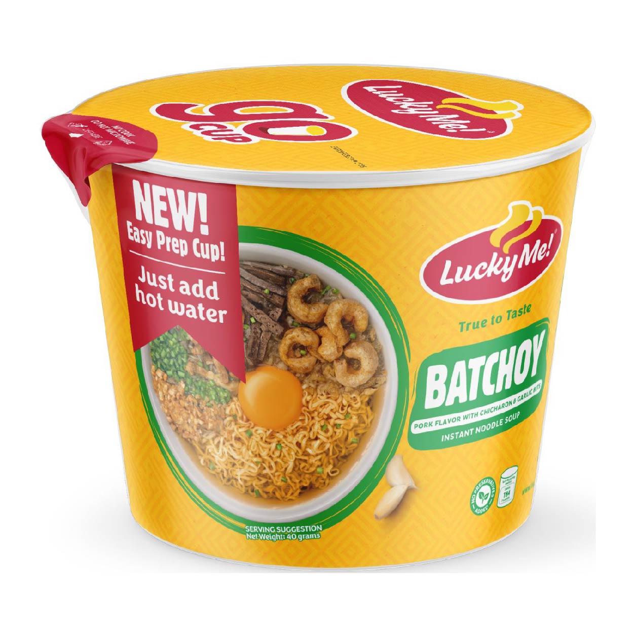 Lucky Me Instant Noodle Soup La Paz Batchoy Go Cup 40g