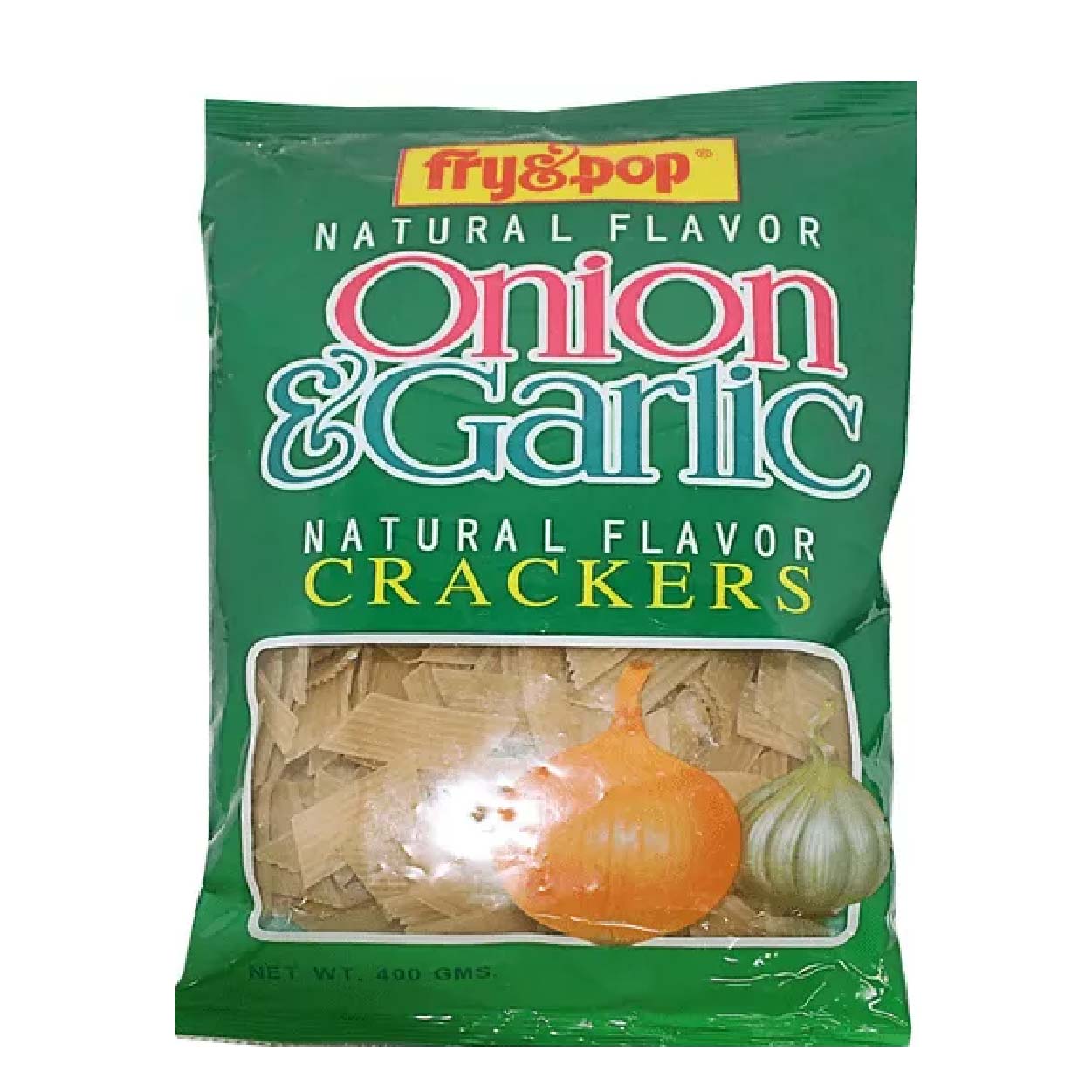 Fry&Pop Onion & Garlic Crackers 400g