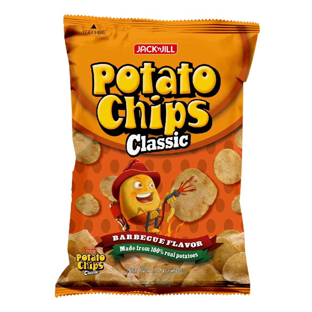 Jack n Jill Potato Chips Barbeque 60g