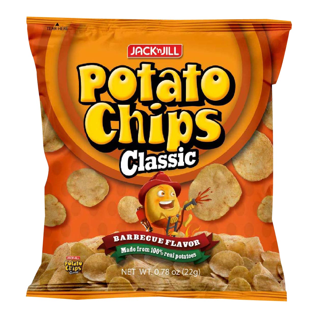 Jack n Jill Potato Chips Barbeque 22g