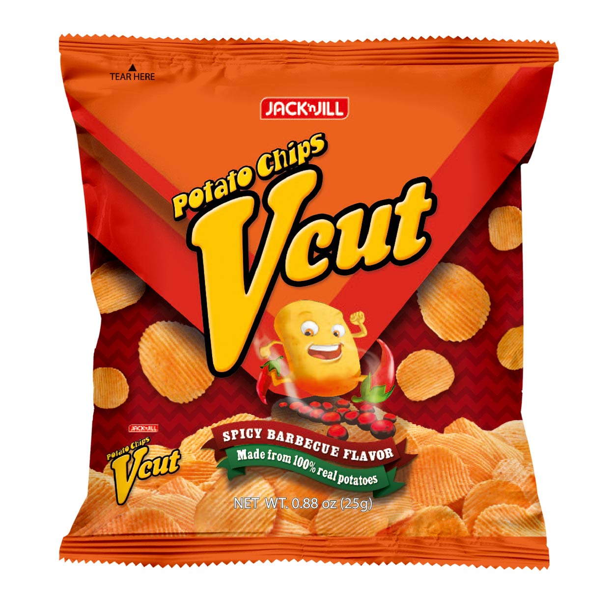 Jack n Jill V-Cut Spicy Barbeque 25g