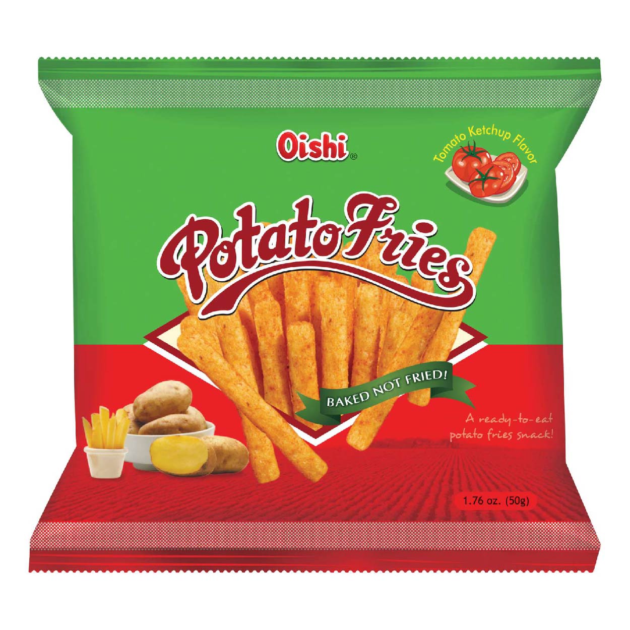 Oishi Potato Fries Ketchup 50g