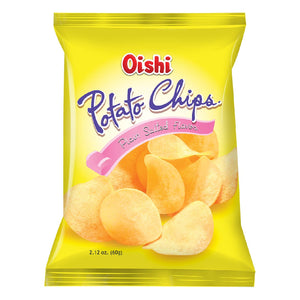 Oishi Natural Potato Chips Plain Salted 60g
