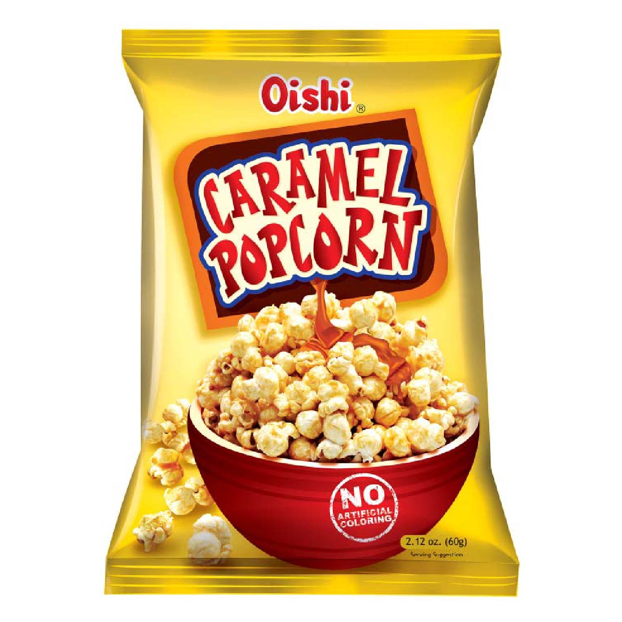 Oishi Caramel Popcorn 60g