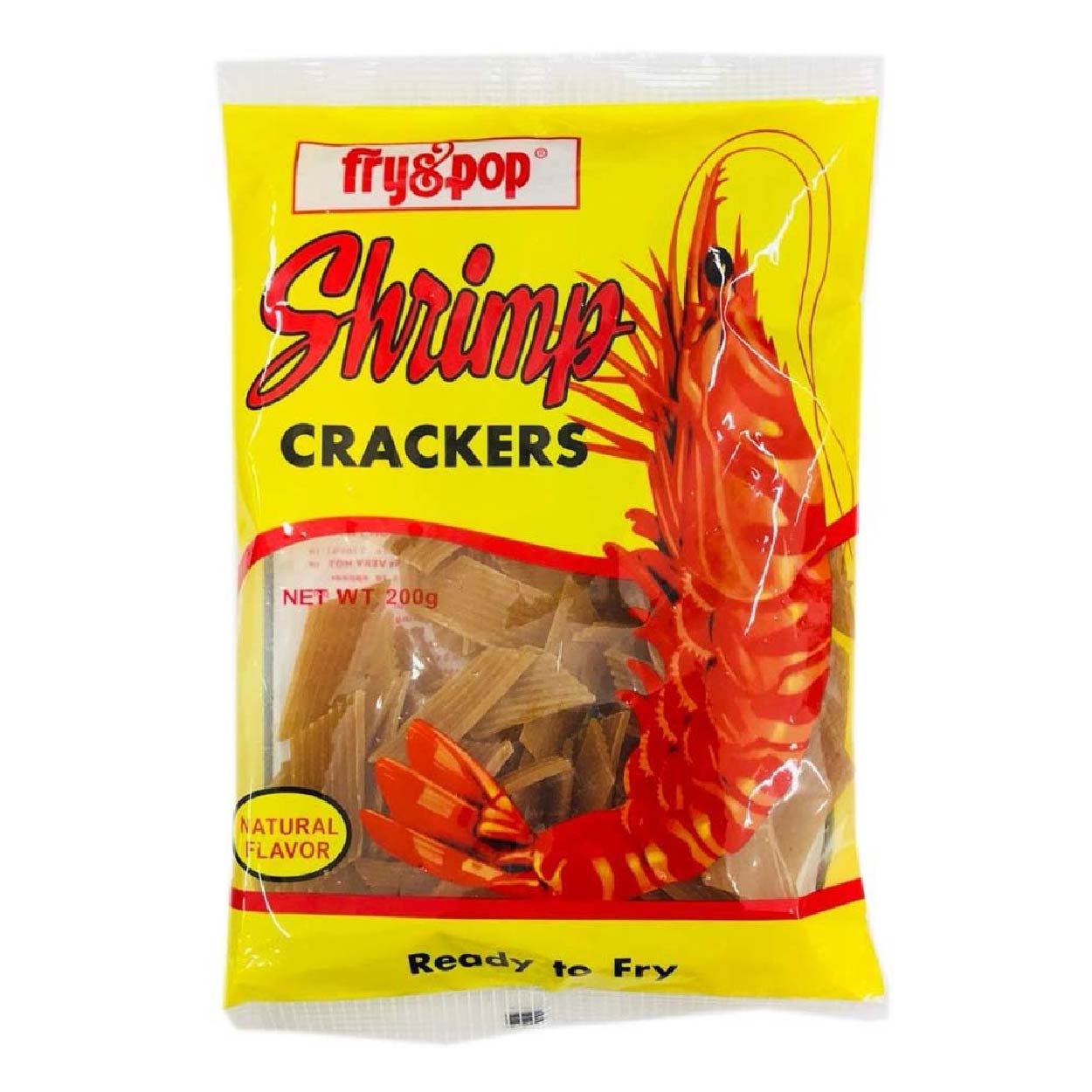 Fry & Pop Shrimp Crackers 200g