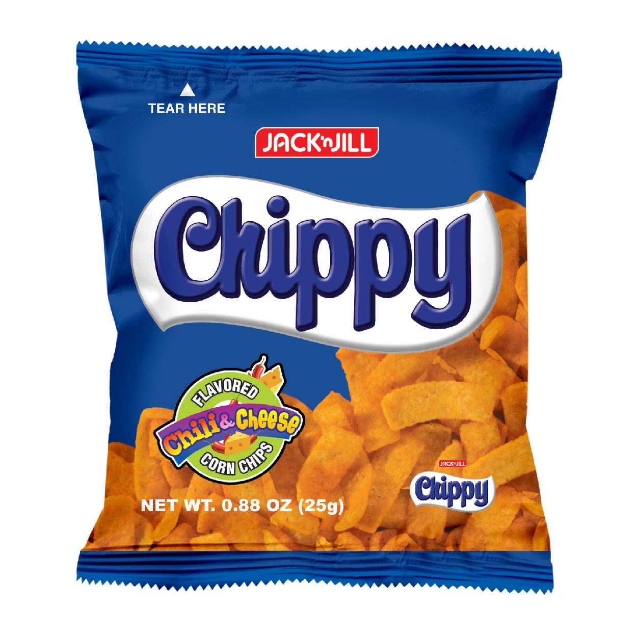Jack n Jill Chippy Corn Chips Chili & Cheese 25g
