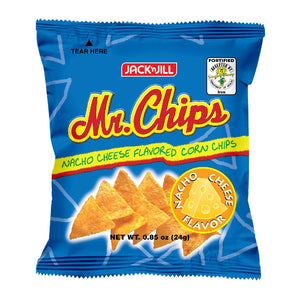 Mr Chips Nacho Cheese Flavored Corn Chips 24g