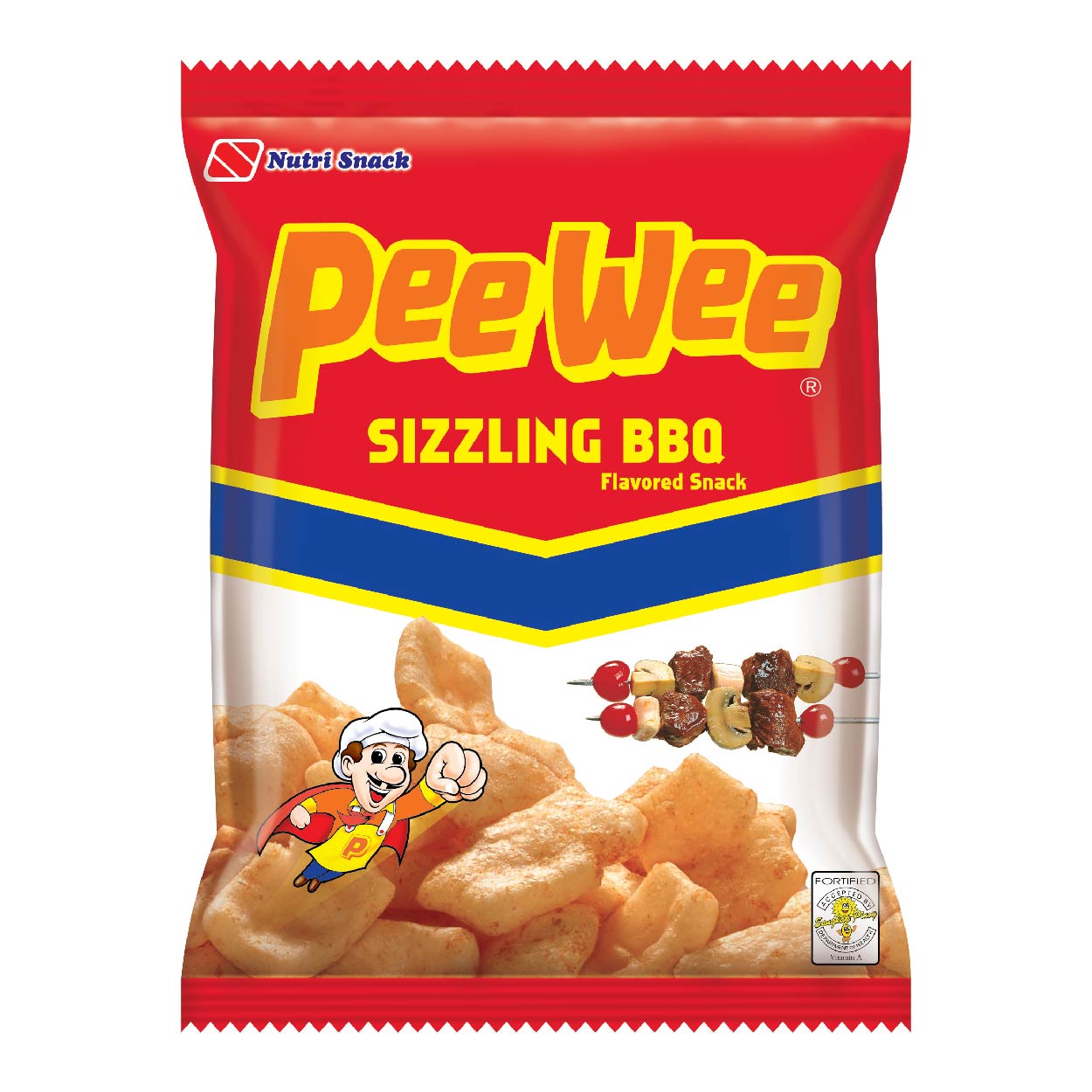 PeeWee Sizzling Barbeque Flavored Snack 60g