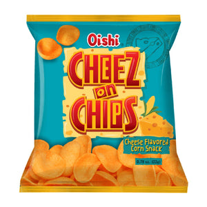 Oishi Cheez on Chips Cheese Corn Snack 22g