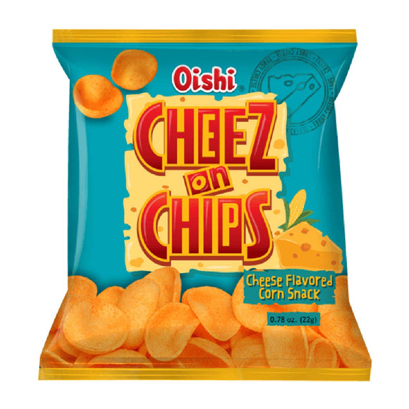 Oishi Cheez on Chips Cheese Corn Snack 22g