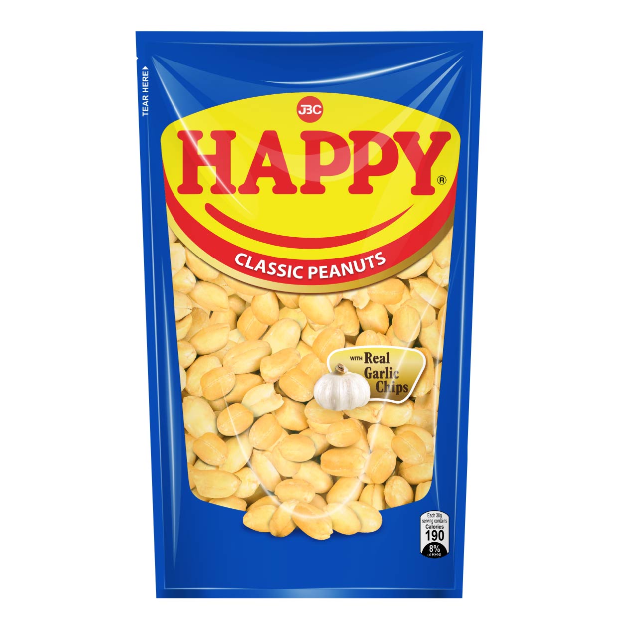 Happy Classic Peanuts with Real Garlic 100g