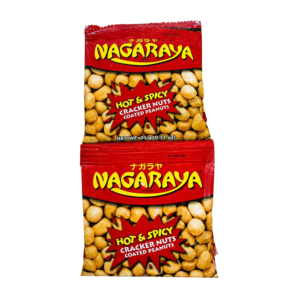Nagaraya Cracker Nuts Hot & Spicy 10x20g