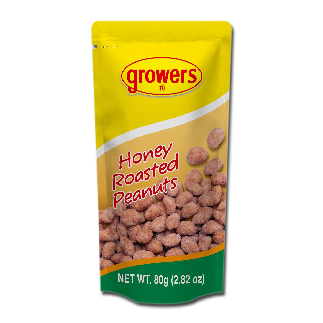 Growers Honey Roasted Peanuts 80g