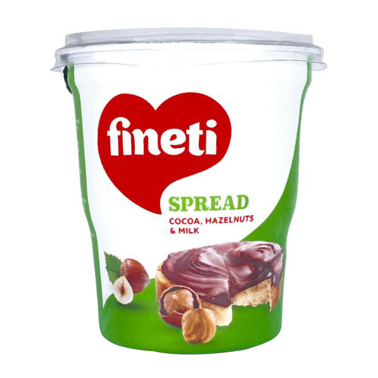 Fineti Cocoa Hazelnut and Milk Spread 400g