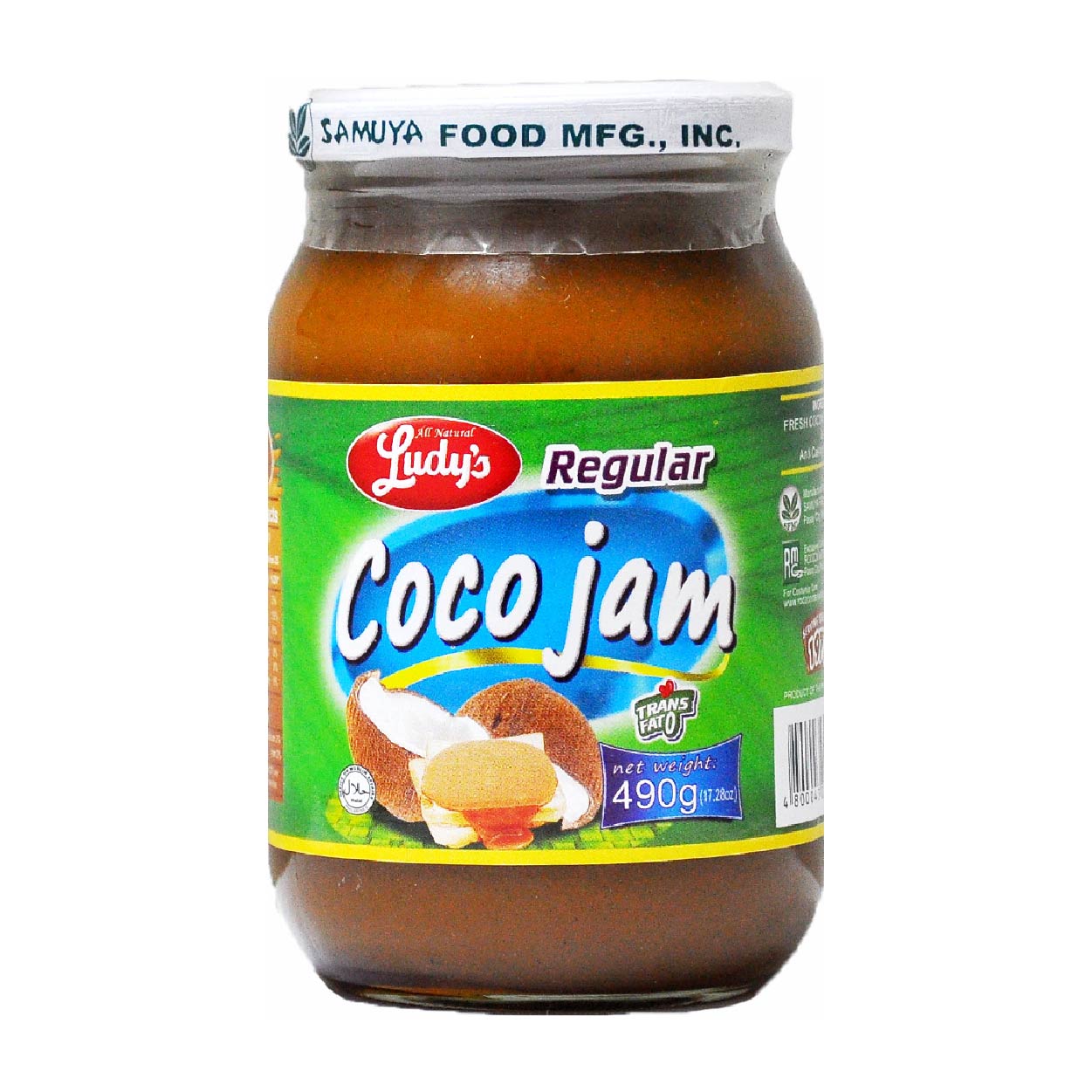 Ludy's Coco Jam Spread Regular Bottle 490g
