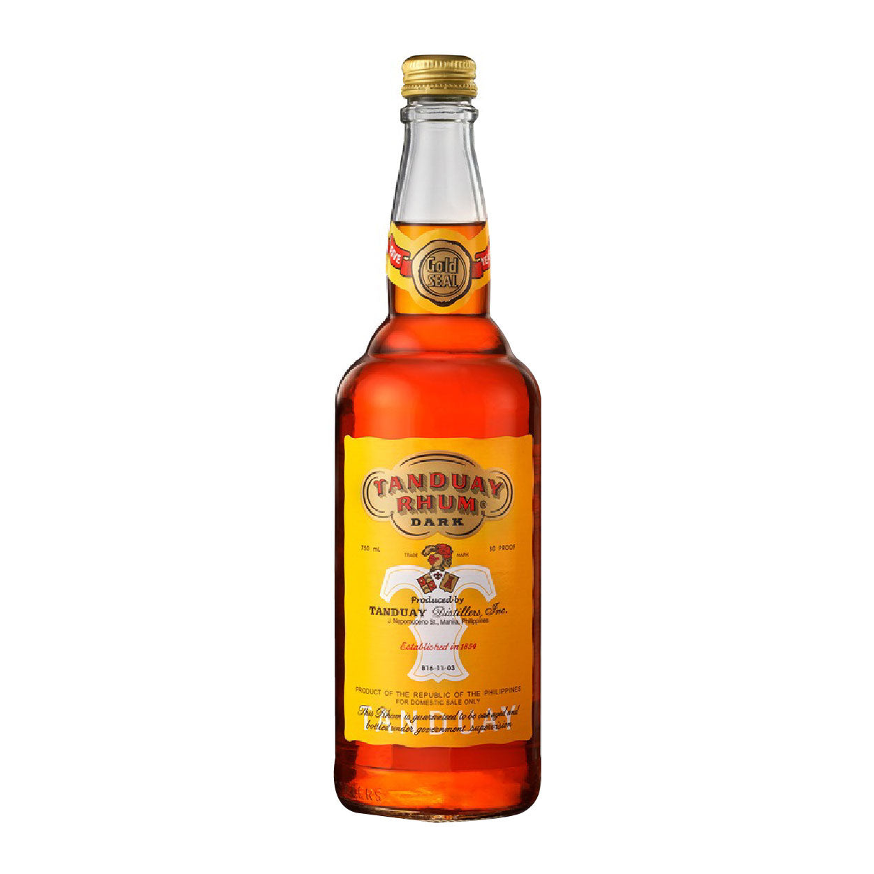 Tanduay Rhum Dark 750ml