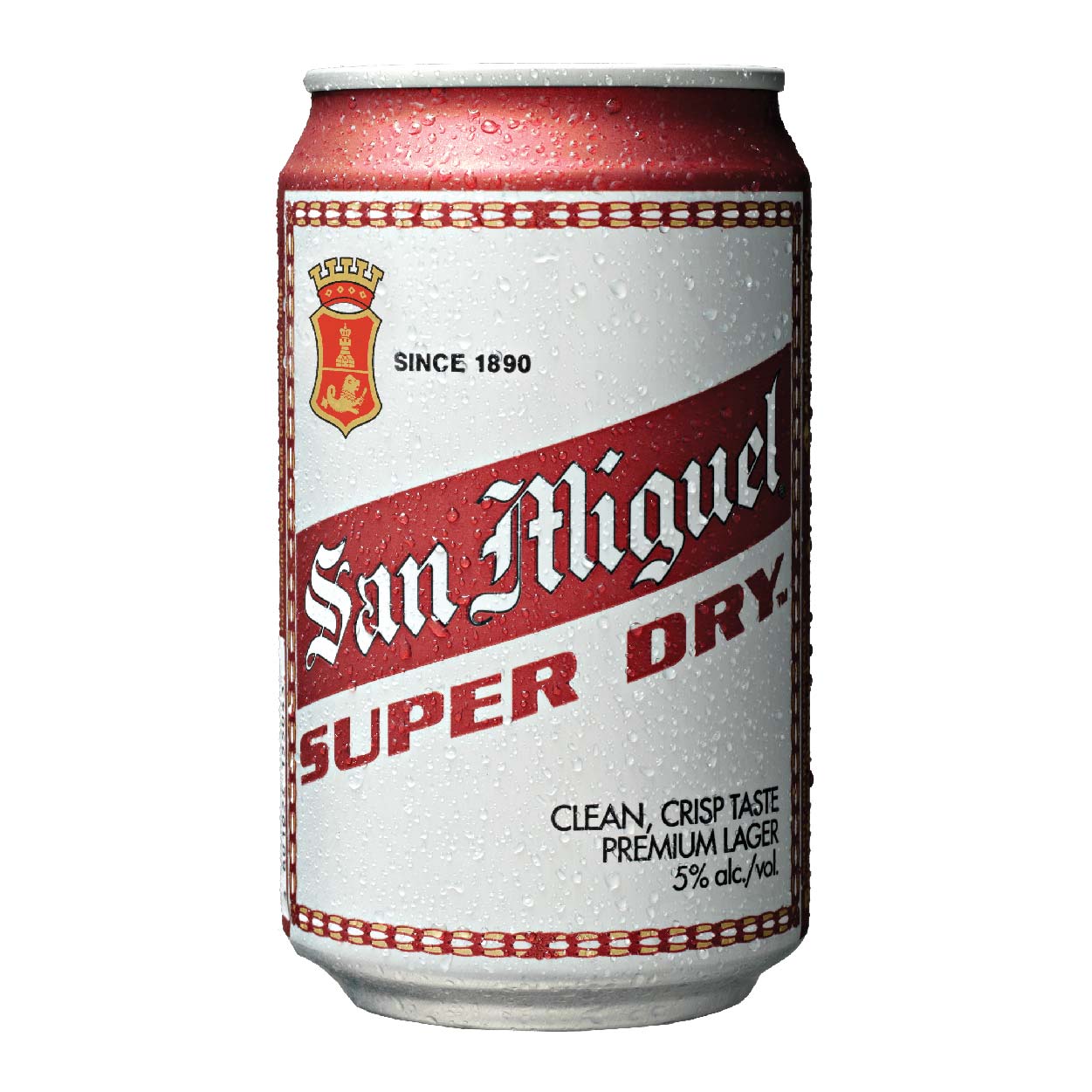 San Miguel Super Dry Premium Lager in Can 330ml