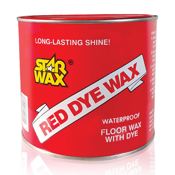 Starwax Floor Wax Red Dye Wax Waterproof 450g