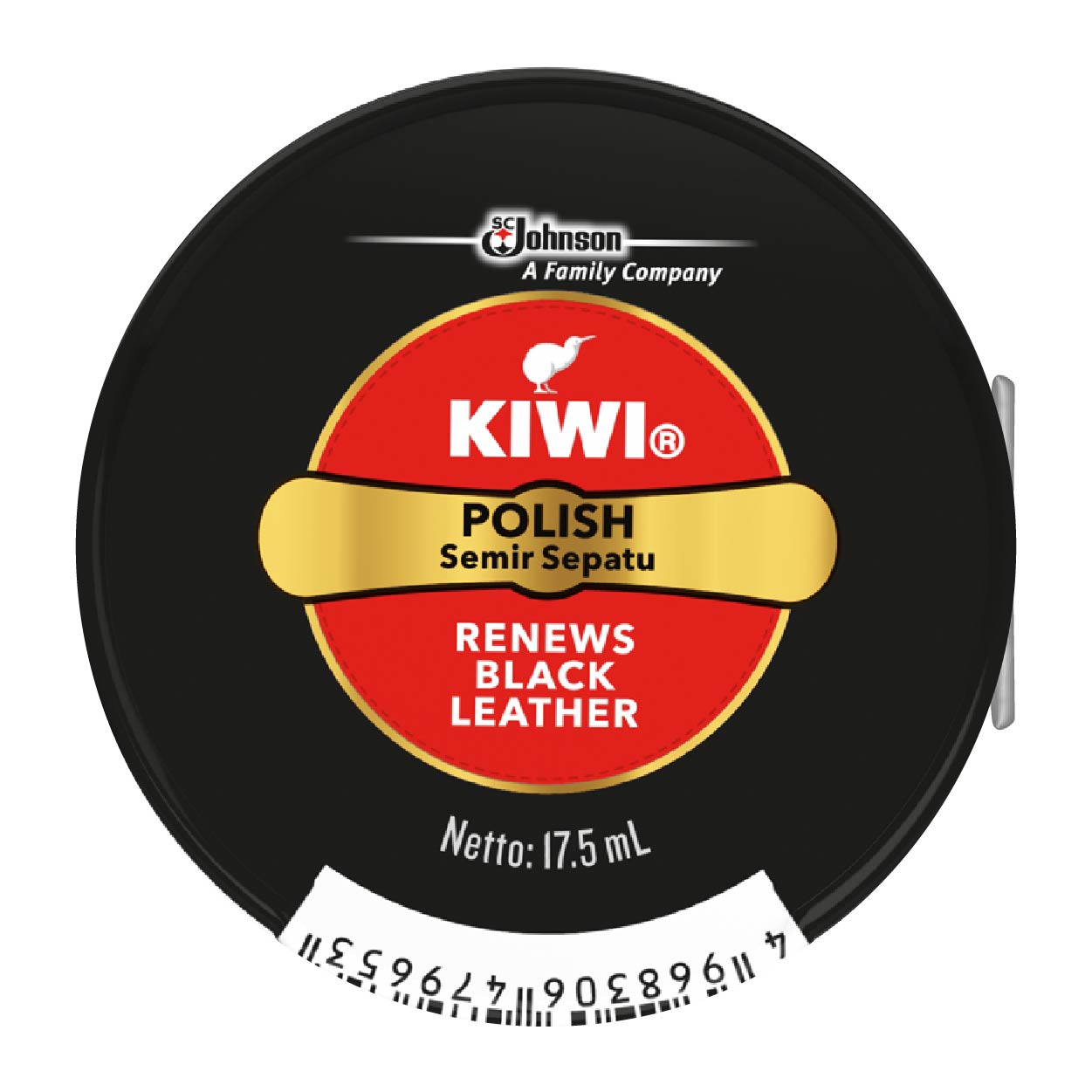 Kiwi Shoe Polish Paste Black 17.5ml