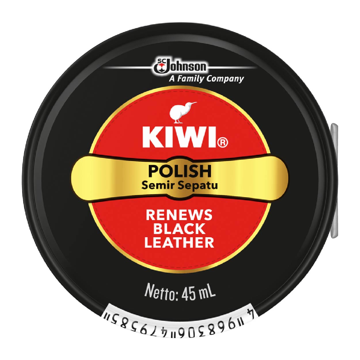 Kiwi Shoe Polish Paste Black 45ml