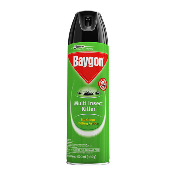 Baygon Multi-Insect Killer Kerosene Based Aerosol 500ml