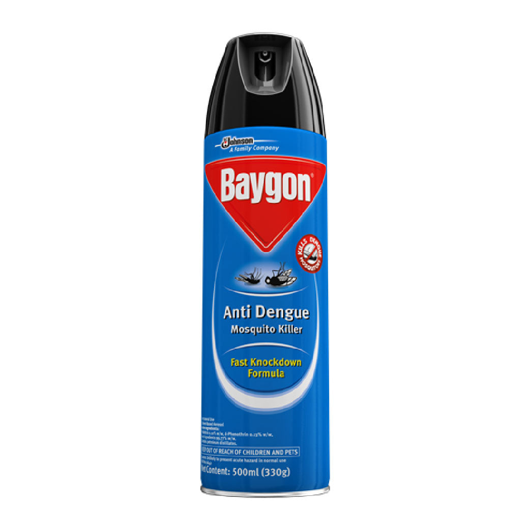 Baygon Anti-Dengue Mosquito Killer Aerosol 500ml