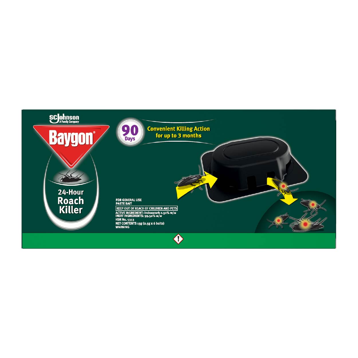 Baygon 24 Hour Roach Killer 6s