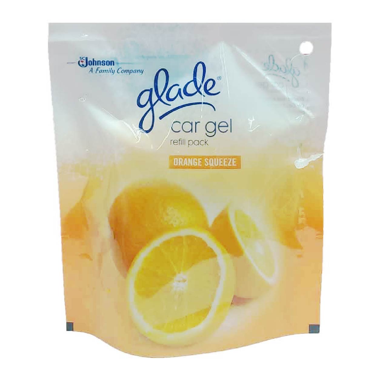 Glade Car Gel Orange Squeeze Refill 60g