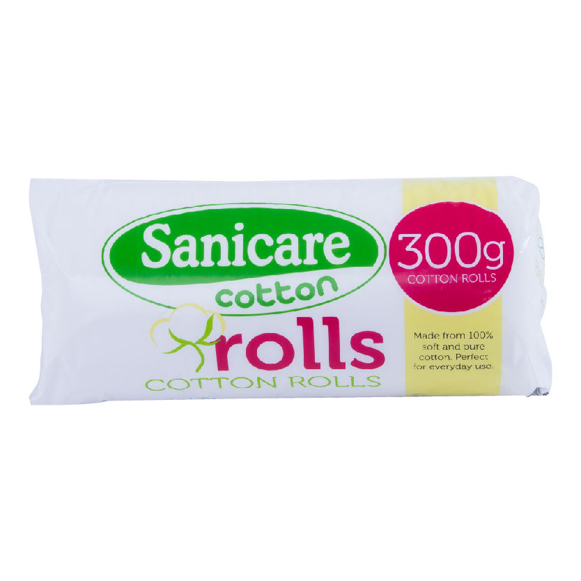 Sanicare Cotton Rolls 300g