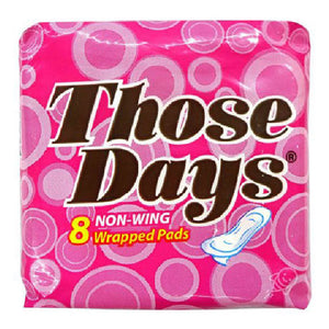 Those Days Sanitary Napkin Regular Individual Wrap Non Wings 8s