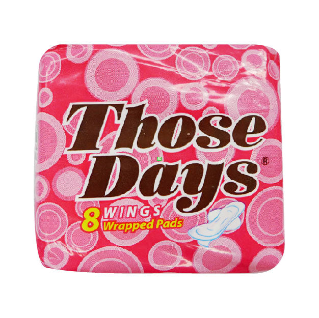 Those Days Sanitary Napkin Regular Individual Wrap Wings 8s
