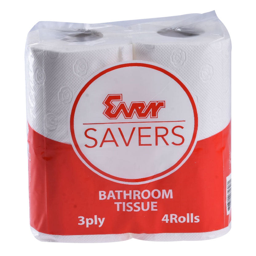 Ever Savers Bathroom Tissue 3 Ply 500 sheets 4 Rolls – Ever Supermarket