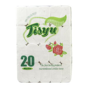 Tisyu Bathroom Tissue Coreless 2 Ply 20 Rolls