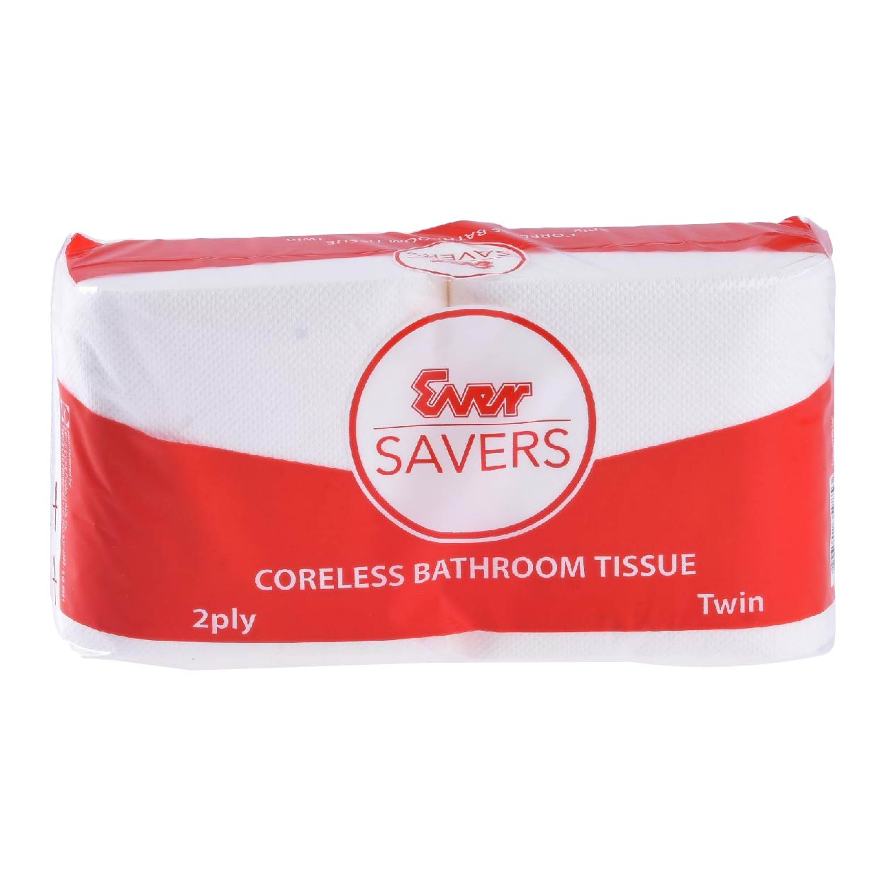 Ever Savers Bathroom Tissue Coreless 2 Ply 2 Rolls