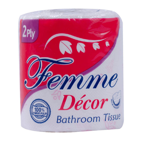 Femme Bathroom Tissue 2 Ply 300 sheets 1 Roll