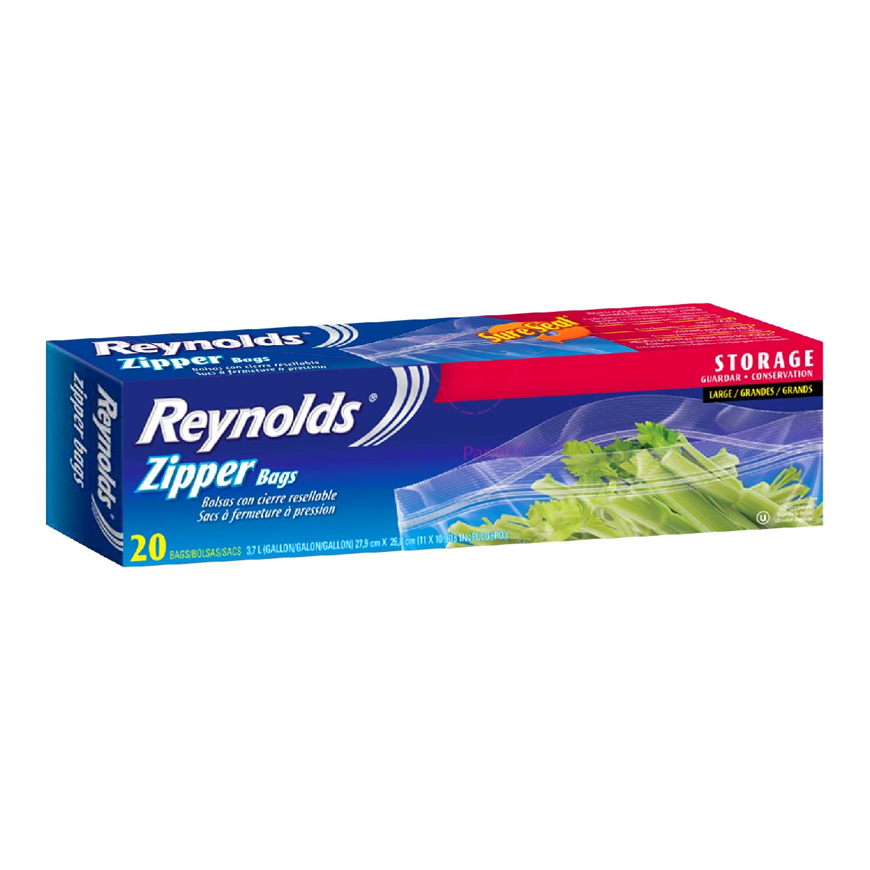 Reynolds Zipper Bags Large 20s
