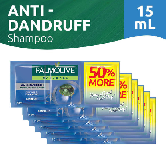Palmolive Naturals Shampoo Anti Dandruff Blue 6x15ml