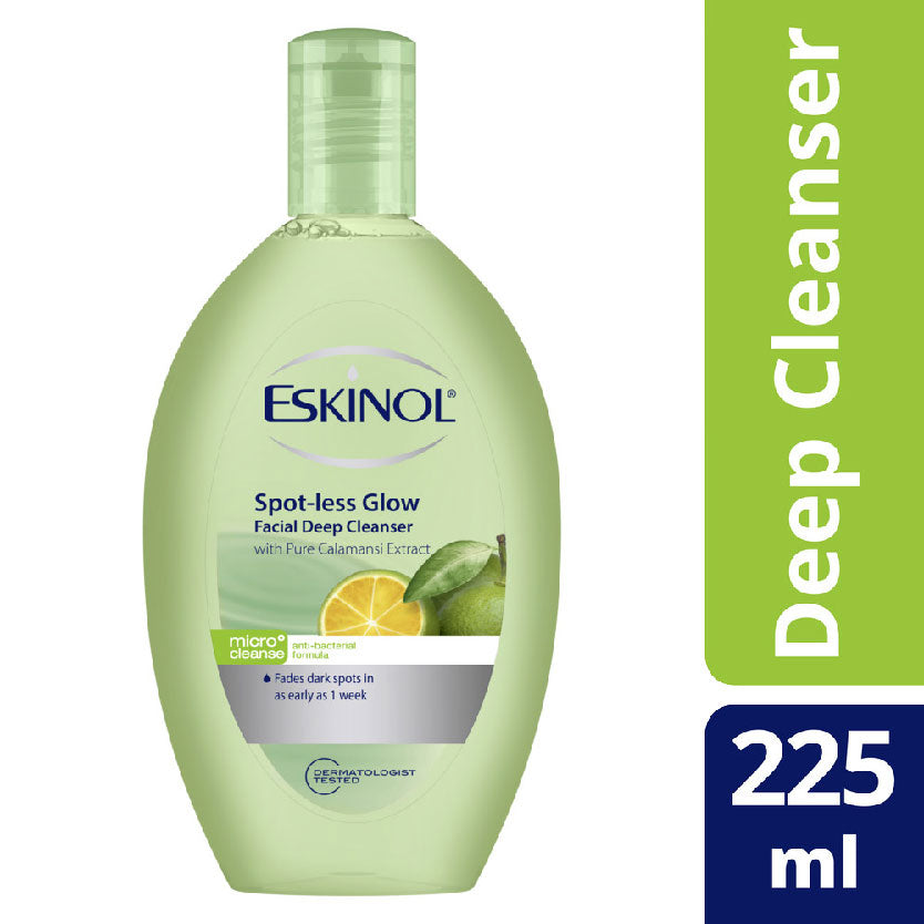 Eskinol Spot-less Glow Facial Deep Cleanser Pure Calamansi 225ml