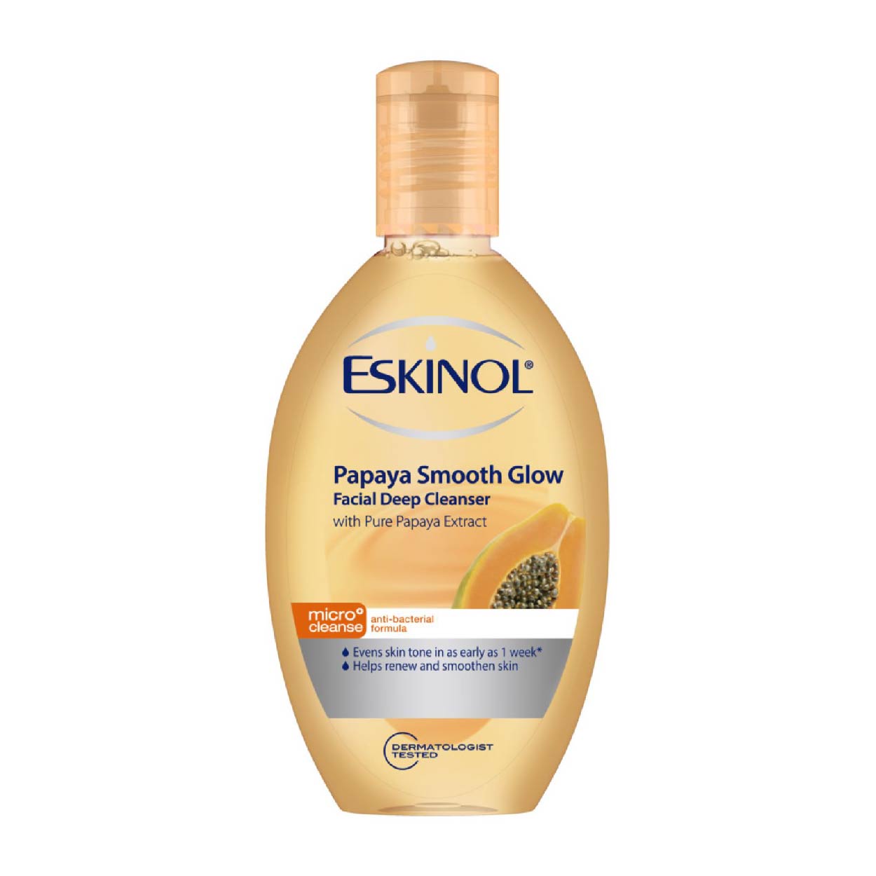 Eskinol Papaya Smooth Glow Facial Deep Cleanser Pure Papaya 75ml