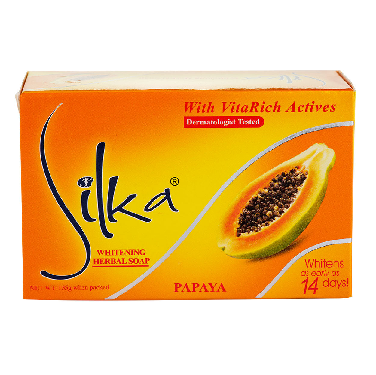 Silka Papaya Whitening Soap 135g