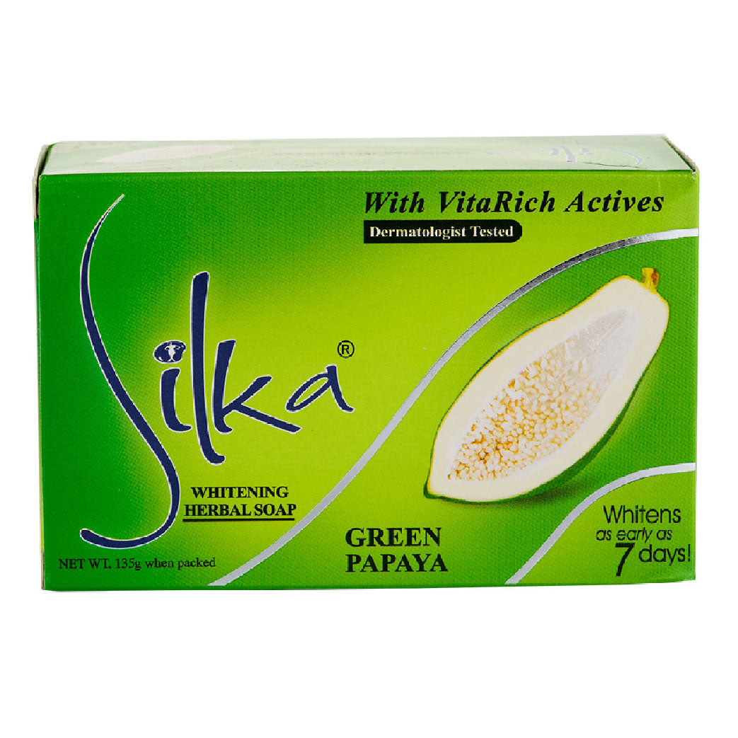 Silka Green Papaya Whitening Soap 135g