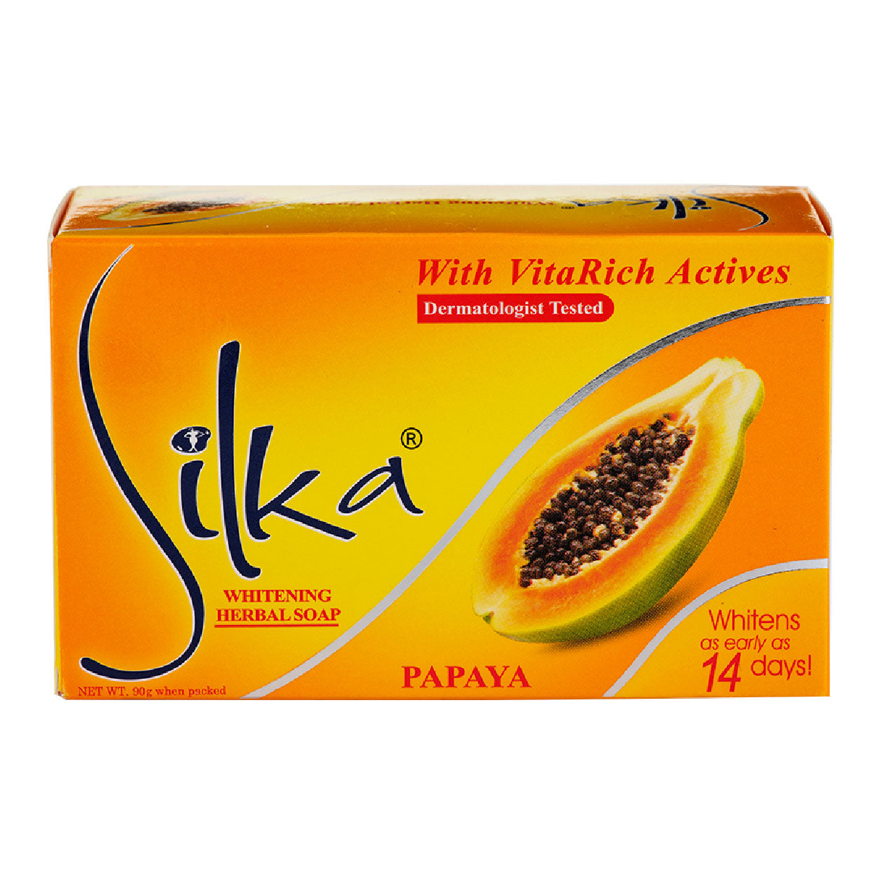 Silka Papaya Whitening Soap 90g