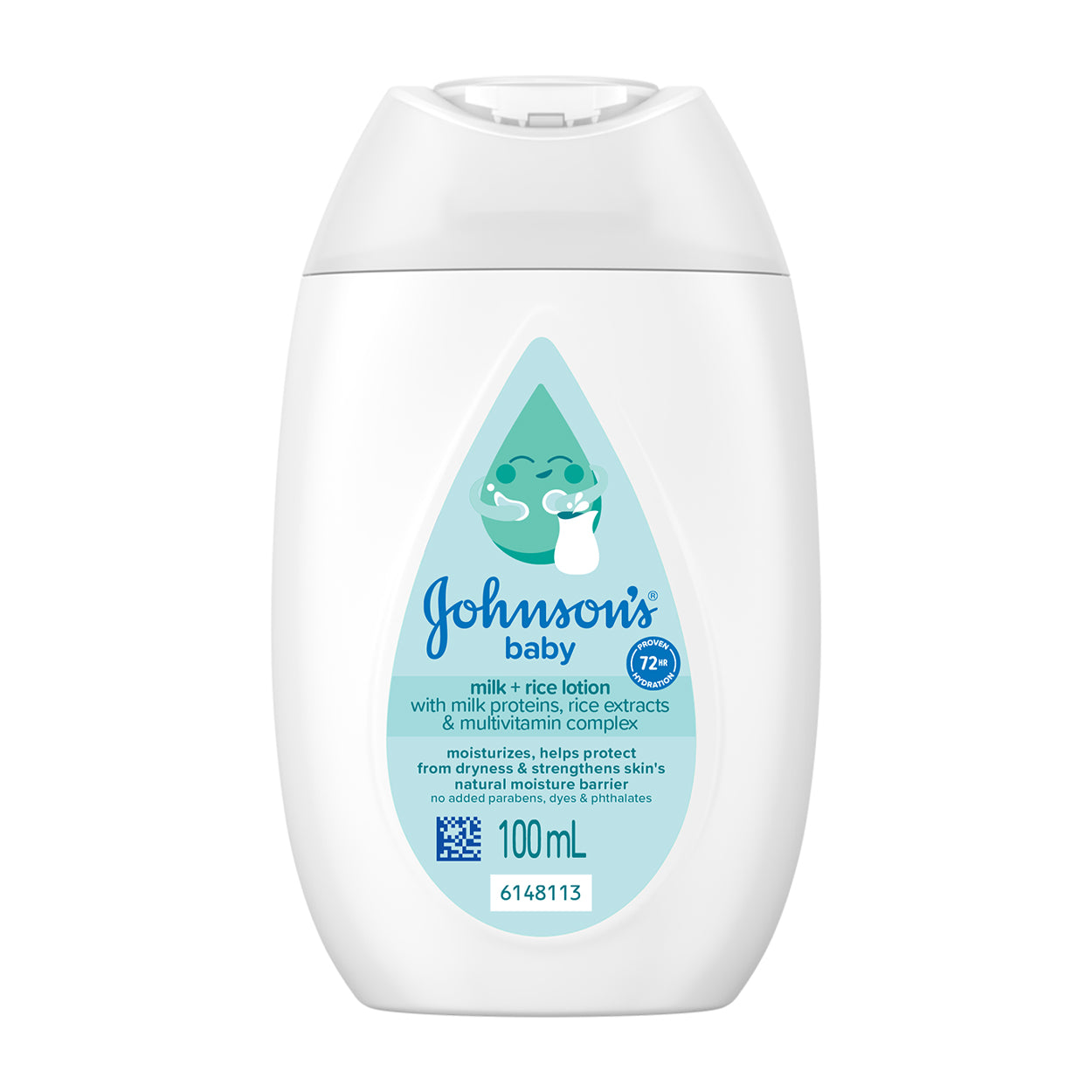Johnsons Baby Lotion Milk + Rice 100ml
