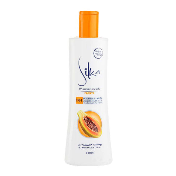 Silka Papaya Whitening Lotion SPF6 300ml