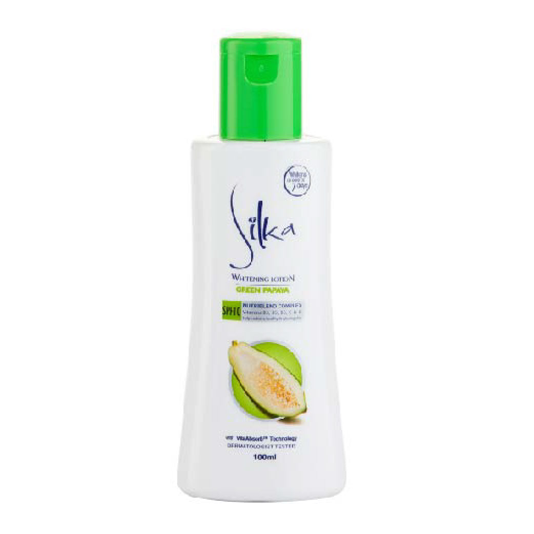 Silka Green Papaya Whitening Lotion SPF10 100ml