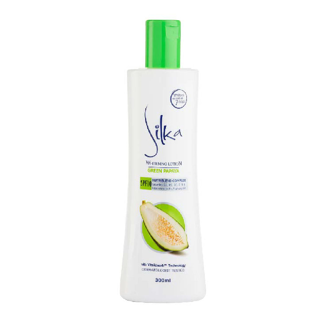Silka Green Papaya Whitening Lotion SPF10 300ml